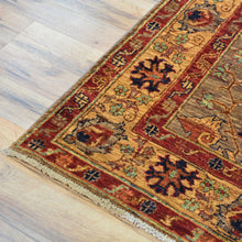 Load image into Gallery viewer, Hand-Knotted Oriental Afghan Chobi Oushak Design 100% Wool Rug (Size 3.2 X 11.0) Cwral-9156