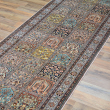 Load image into Gallery viewer, Hand-Knotted Kashmiri Silk Handmade Traditional Design Rug (Size 2.6 X 9.10) Cwral-9162