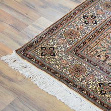 Load image into Gallery viewer, Hand-Knotted Traditional Design Kashmiri Silk Handmade Rug (Size 4.2 X 6.1) Cwral-9171
