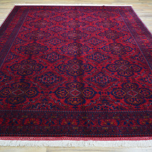 Hand-Knotted Turkoman Kamyab Tribal Wool Handmade Rug (Size 6.7 X 10.0) Cwral-9225