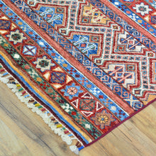 Load image into Gallery viewer, Hand-Knotted Kazak Khorjin Design Handmade Wool Rug (Size 2.9 X 9.5) Cwral-9252