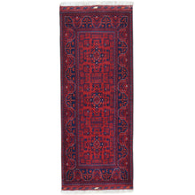 Load image into Gallery viewer, Hand-Knotted Tribal Turkoman Design Handmade Wool Rug (Size 2.0 X 5.2) Cwral-9261