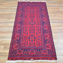 Load image into Gallery viewer, Hand-Knotted Tribal Turkoman Design Handmade Wool Rug (Size 2.0 X 5.2) Cwral-9261