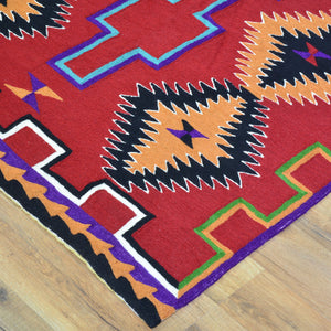 Hand-Woven Kashmiri Chain-Stitched Handmade Wool Rug (Size 3.0 X 4.11) Cwral-9279