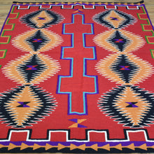 Load image into Gallery viewer, Hand-Woven Kashmiri Chain-Stitched Handmade Wool Rug (Size 4.0 X 5.11) Cwral-9282
