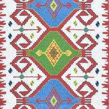 Load image into Gallery viewer, Hand-Woven Kashmiri Chain-Stitched Handmade Wool Rug (Size 2.11 X 4.11) Cwral-9288