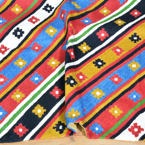 Hand-Woven Kashmiri Chain-Stitched Handmade Wool Rug (Size 3.11 X 5.11) Cwral-9297