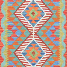 Load image into Gallery viewer, Hand-Woven Reversible Tribal Kilim Handmade Wool Rug (Size 2.0 X 2.10) Cwral-9303