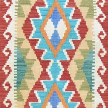 Load image into Gallery viewer, Hand-Woven Reversible Tribal Kilim Handmade Wool Rug (Size 2.0 X 2.11) Cwral-9312