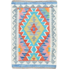 Load image into Gallery viewer, Hand-Woven Reversible Tribal Kilim Handmade Wool Rug (Size 2.0 X 2.10) Cwral-9330