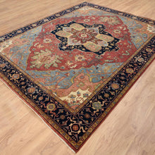 Load image into Gallery viewer, Hand-Knotted Antiqued Re-Creation Heriz Design Handmade Wool Rug (Size 8.1 X 10.2) Cwral-9363