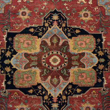 Load image into Gallery viewer, Hand-Knotted Antiqued Re-Creation Heriz Design Handmade Wool Rug (Size 8.1 X 10.2) Cwral-9363