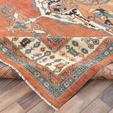 Load image into Gallery viewer, Hand-Knotted Peshawar Chobi Tabriz Design Handmade Wool Rug (Size 9.2 X 11.11) Cwral-9375
