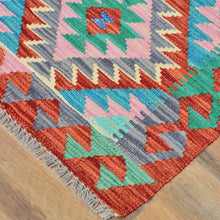 Load image into Gallery viewer, Hand-Woven Reversible Tribal Kilim Handmade Wool Rug (Size 2.0 X 3.0) Cwral-9399