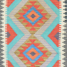 Load image into Gallery viewer, Hand-Woven Reversible Tribal Kilim Handmade Wool Rug (Size 2.0 X 3.1) Cwral-9408