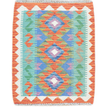 Load image into Gallery viewer, Hand-Woven Reversible Tribal Kilim Handmade Wool Rug (Size 2.1 X 2.9) Cwral-9414