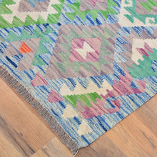 Load image into Gallery viewer, Hand-Woven Reversible Tribal Kilim Handmade Wool Rug (Size 2.3 X 2.10) Cwral-9423