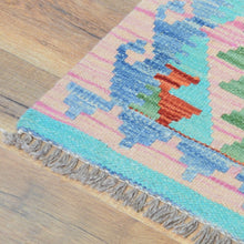 Load image into Gallery viewer, Hand-Woven Southwestern Design Kilim Handmade Wool Rug (Size 1.11 X 2.9) Cwral-9444