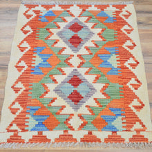 Load image into Gallery viewer, Hand-Woven Southwestern Design Kilim Handmade Wool Rug (Size 1.11 X 2.9) Cwral-9447