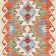 Load image into Gallery viewer, Hand-Woven Southwestern Design Kilim Handmade Wool Rug (Size 1.11 X 2.9) Cwral-9447