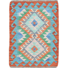 Load image into Gallery viewer, Hand-Woven Southwestern Design Kilim Handmade Wool Rug (Size 2.0 X 3.1) Cwral-9450