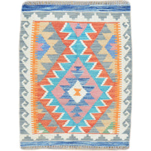 Load image into Gallery viewer, Hand-Woven Southwestern Design Kilim Handmade Wool Rug (Size 2.0 X 2.11) Cwral-9456