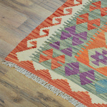 Load image into Gallery viewer, Hand-Woven Southwestern Afghan Kilim Handmade Wool Rug (Size 6.0 X 8.1) Cwral-9462