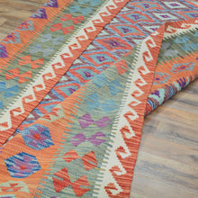 Load image into Gallery viewer, Hand-Woven Southwestern Afghan Kilim Handmade Wool Rug (Size 6.0 X 8.1) Cwral-9462
