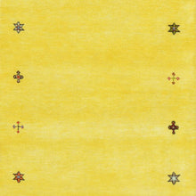 Load image into Gallery viewer, Hand-Knotted Yellow Modern Gabbeh Handmade 100% Wool Rug (Size 2.9 X 16.0) Cwral-9492