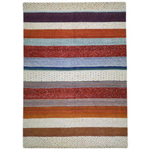 Load image into Gallery viewer, Hand-Knotted Modern Gabbeh Design Wool Handmade Rug (Size 8.2 x11.7) Cwral-9543