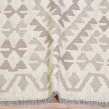 Load image into Gallery viewer, Hand-Woven Flatweave Geometric Design Kilim Handmade Wool (Size 2.7 X 9.9) Cwral-9570