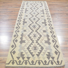 Load image into Gallery viewer, Hand-Woven Tribal Afghan Reversible Momana Kilim 100% Wool Rug (Size 2.9 X 9.6) Cwral-9576