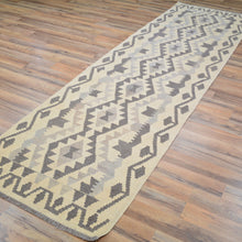 Load image into Gallery viewer, Hand-Woven Tribal Afghan Reversible Momana Kilim 100% Wool Rug (Size 2.9 X 9.6) Cwral-9576