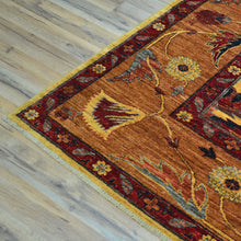 Load image into Gallery viewer, Hand-Knotted Afghan Tribal Traditional Design Wool Rug (Size 9.6 X 12.8) Cwral-9591