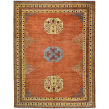 Load image into Gallery viewer, Hand-Knotted Afghan Tribal Khotan Design Wool Rug (Size 8.11 X 11.6) Cwral-9600