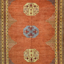 Load image into Gallery viewer, Hand-Knotted Afghan Tribal Khotan Design Wool Rug (Size 8.11 X 11.6) Cwral-9600