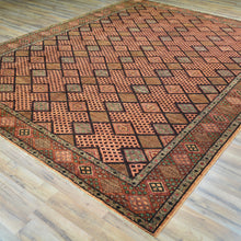 Load image into Gallery viewer, Hand-Knotted Afghan Tribal Chobi Traditional Design Wool Rug (Size 7.5 X 9.7) Cwral-9609