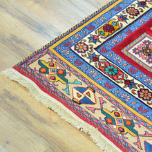 Load image into Gallery viewer, Afghan Tribal Hand-Knotted Sumack Wool Rug (Size 3.8 X 6.0) Cwral-9633