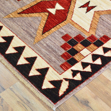 Load image into Gallery viewer, Hand-Knotted Southwestern Design Handmade Wool Rug (Size 2.7 X 11.7) Cwral-9648