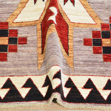 Load image into Gallery viewer, Hand-Knotted Southwestern Design Handmade Wool Rug (Size 2.7 X 11.7) Cwral-9648