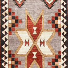 Load image into Gallery viewer, Hand-Knotted Southwestern Design Handmade Wool Rug (Size 2.7 X 11.7) Cwral-9648