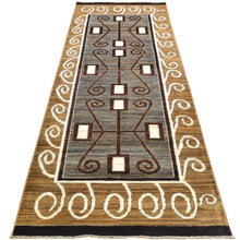 Load image into Gallery viewer, Hand-Knotted Southwestern Design Handmade Wool Rug (Size 2.8 X 8.11) Cwral-9654