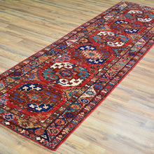 Load image into Gallery viewer, Hand-Knotted Tribal Afghan Ersari Wool Handmade Rug (Size 2.8 X 9.3) Cwral-9675