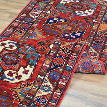Load image into Gallery viewer, Hand-Knotted Tribal Afghan Ersari Wool Handmade Rug (Size 2.8 X 9.3) Cwral-9675