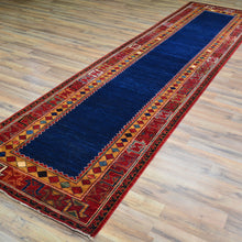 Load image into Gallery viewer, Hand-Knotted Blue Caucasian Kazak Design 100% Wool Rug (Size 2.11 X 12.4) Cwral-9684
