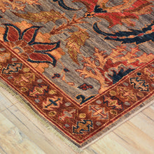 Load image into Gallery viewer, Hand-Knotted Oriental Afghan Chobi Oushak Design 100% Wool Rug (Size 3.0 X 9.7) Cwral-9696