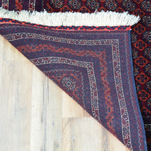 Load image into Gallery viewer, Hand-Knotted Fine Turkoman Bokhara Wool Handmade Rug (Size 3.4 X 5.0) Cwral-9711