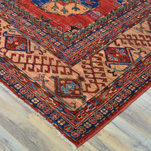 Load image into Gallery viewer, Hand-Knotted Oriental Afghan Tribal Handmade Pure Wool Rug (Size 9.6 X 12.3) Cwral-9729