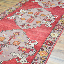 Load image into Gallery viewer, Hand-Knotted Oriental Vintage Turkish Konya Handmade Wool Rug (Size 4.7 X 11.5) Cwral-9753