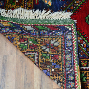 Hand-Knotted Oriental Vintage Turkish Bursa Handmade Wool Rug (Size 3.7 X 5.5) Cwral-9759